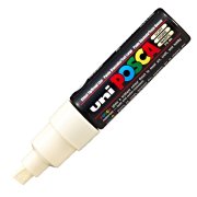 Uni Posca Marker Pc-8k Bold 8.0 Mm Ivory