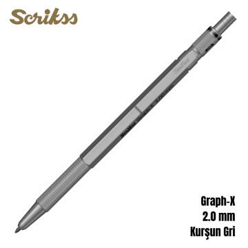 Scrikss Versatil Kalem Graph-X 2.0mm Kurşun Gri