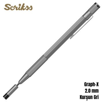 Scrikss Versatil Kalem Graph-X 2.0mm Kurşun Gri