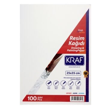 Kraf Resim Kağıdı 110gr 25x35cm 100lü