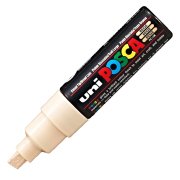 Uni Posca Marker Pc-8k Bold 8.0 Mm Beige