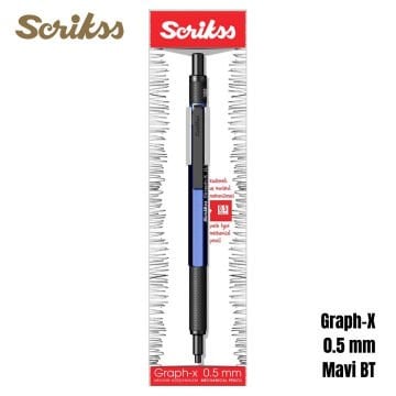 Scrikss Versatil Kalem Graph-X 0,5mm Mavi