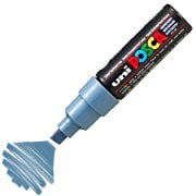 Uni Posca Marker Pc-8k Bold 8.0 Mm Slate Grey