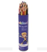 Adel Metal Tüp Boya Kalemi 24 Renk Tam Boy