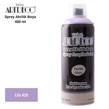 Artdeco Akrilik Sprey Boya 400ml 420 Lila