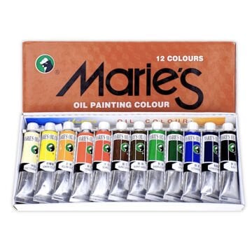 Maries Yağlı Boya 12 Renk Set