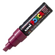 Uni Posca Marker Pc-8k Bold 8.0 Mm Red Wine