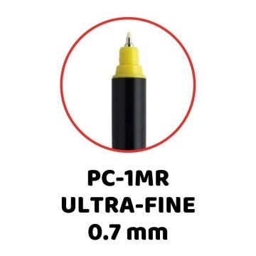 Uni Posca Su Bazlı Marker Seti PC-1MR Ultra Fine 0.7mm 8li