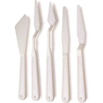 Art Design Plastik Spatula Seti 5'li