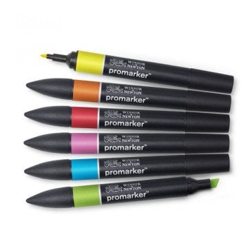 Winsor Newton Promarker Vibrant Tones 6lı