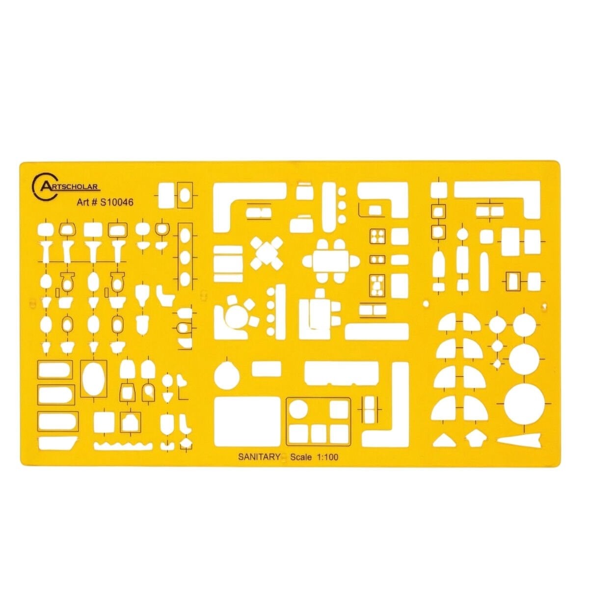 Artscholar Mimari Detay Şablonu 1/200 Ölçekli