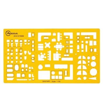 Artscholar Mimari Detay Şablonu 1/200 Ölçekli