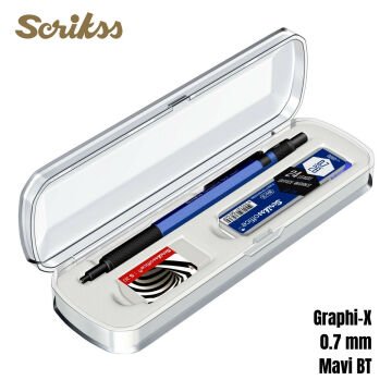 Scrikss Versatil Kalem Graph-X 0.7mm Mavi 3lü Set