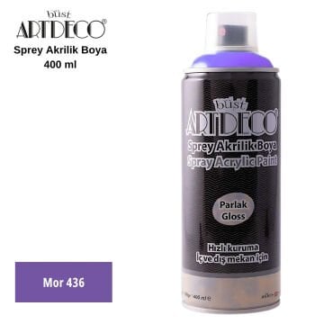 Artdeco Akrilik Sprey Boya 400ml 436 Mor
