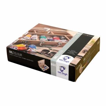 Talens Van Gogh Yağlı Boya Seti Ahşap Kutu Oil Colour İnspiration box