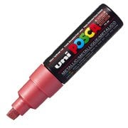 Uni Posca Marker Pc-8k Bold 8.0 Mm Metallic Red
