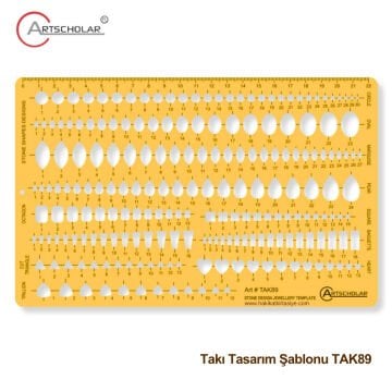 Artscholar Takı Tasarım Şablonu TAK89