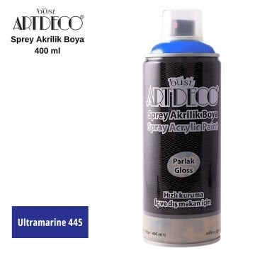 Artdeco Akrilik Sprey Boya 400ml 445 Ultramarin