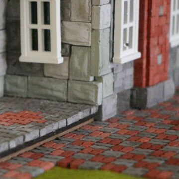 Eshel Maket Minyatür Kilit Parke 1/24 1,4x1,1x0,4cm 250li