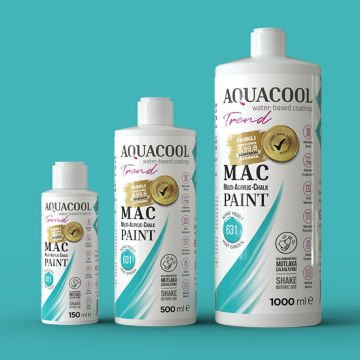 Aquacool Multi Akrilik Boya 150ml 631 Nane Yeşili