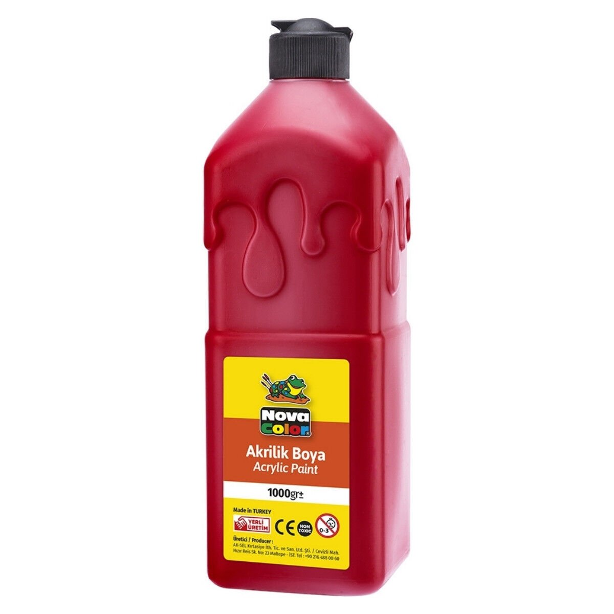 Nova Color Akrilik Boya 1000gr 222 Kırmızı
