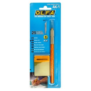 Olfa Kretuar Bıçağı AK-1 KB Model 25 Yedekli