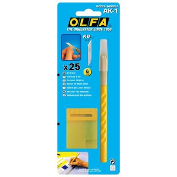 Olfa Kretuar Bıçağı AK-1 KB Model 25 Yedekli