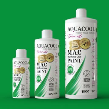 Aquacool Multi Akrilik Boya 150ml 671 Kuzey Yeşili