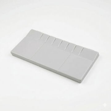 Art Elegant Kapaklı Plastik Palet 20x10cm