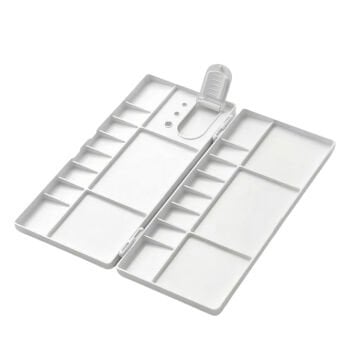 Art Elegant Kapaklı Plastik Palet 20x10cm