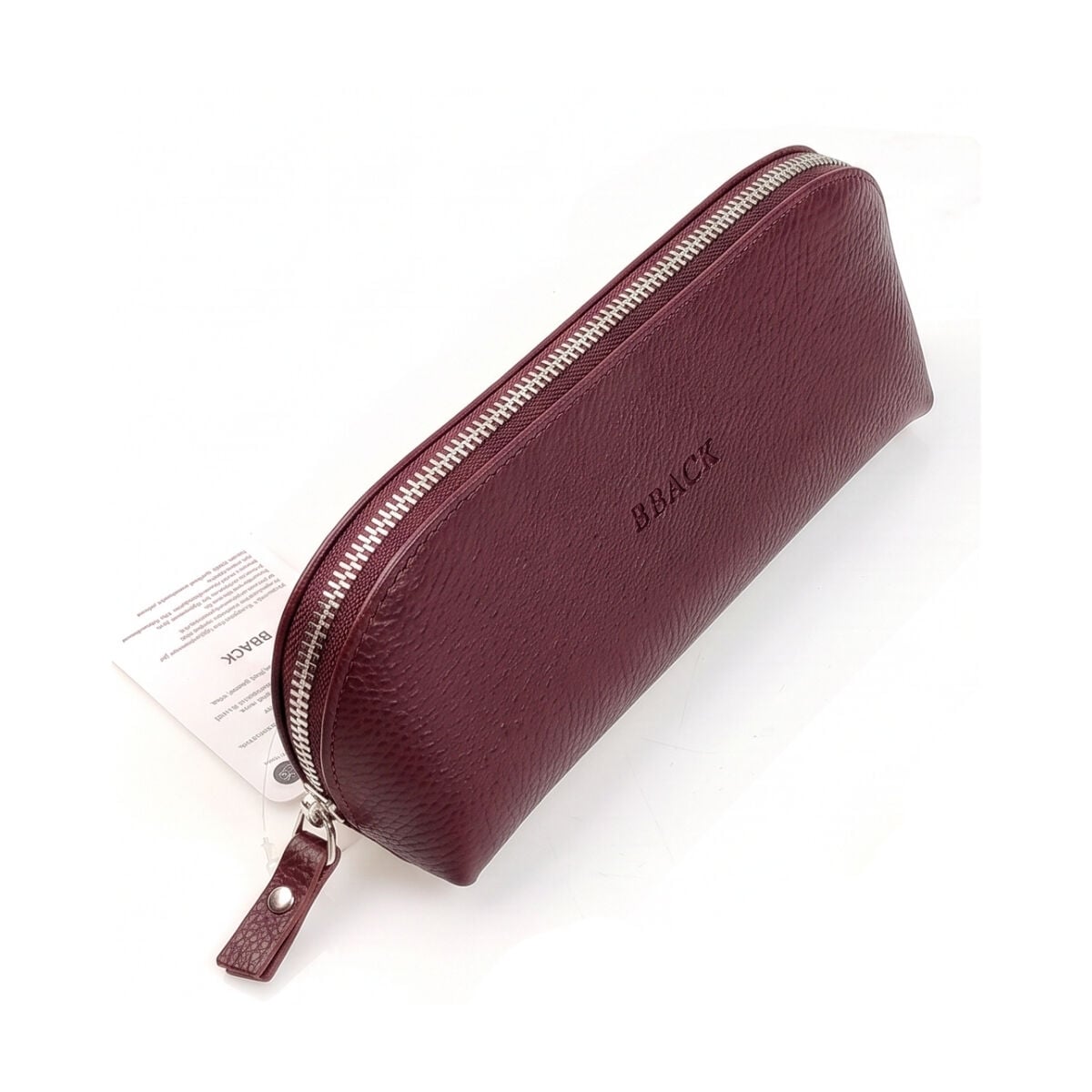 Bback Kalem Kutu Üçgen Orta Boy 8x8x20cm Bordo