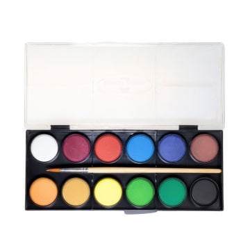 Faber Castell Sulu Boya 12 Renk Büyük Boy