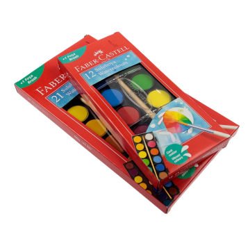 Faber Castell Sulu Boya 12 Renk Büyük Boy