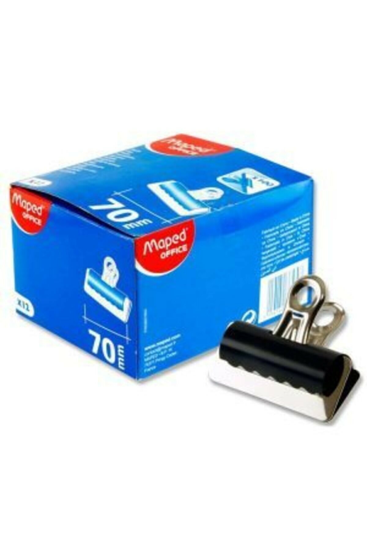 Maped Metal Kıskaç 70mm 12li