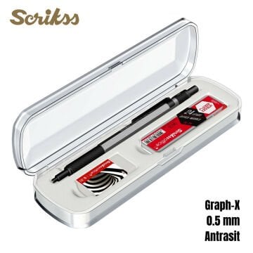 Scrikss Versatil Kalem Graph-X 0.5mm Antrasit 3lü Set