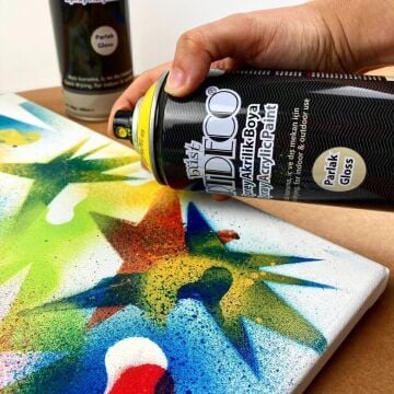 Artdeco Akrilik Sprey Boya 400ml 530 Elma Yeşil