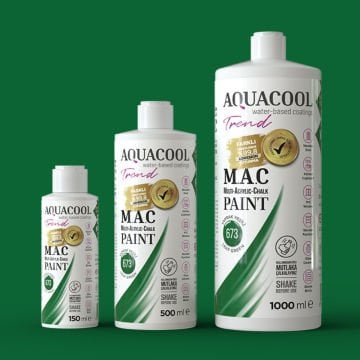 Aquacool Multi Akrilik Boya 150ml 673 Yaprak Yeşili