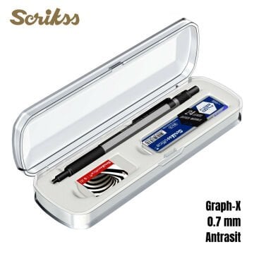 Scrikss Versatil Kalem Graph-X 0.7mm Antrasit 3lü Set