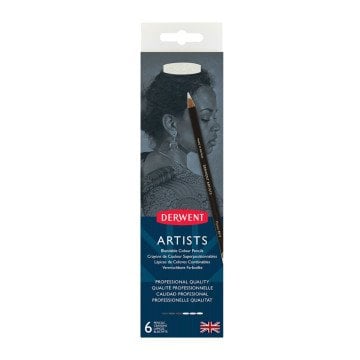 Derwent Artists Kuru Boya Seti Siyah Ve Beyaz Tonları Metal Kutu 6lı