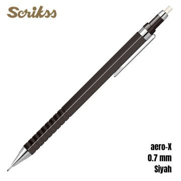Scrikss Versatil Kalem Aero-X 0.7mm Siyah