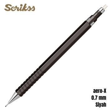 Scrikss Versatil Kalem Aero-X 0.7mm Siyah