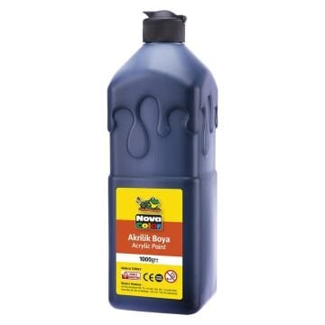 Nova Color Akrilik Boya 1000gr 226 Siyah
