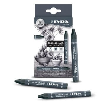 Lyra Crayon Graphite Dereceli Çizim Kömürü 6B 12x115mm