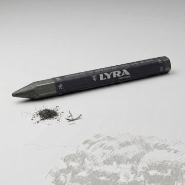Lyra Crayon Graphite Dereceli Çizim Kömürü 2B 12x115mm
