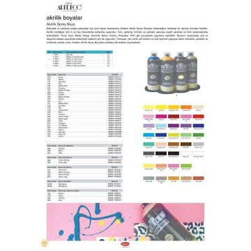Artdeco Akrilik Sprey Boya 400ml 730 Açık Gri