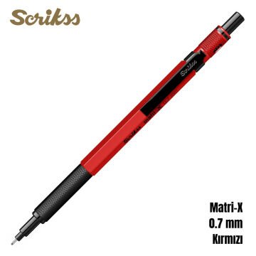 Scrikss Office Versatil Kalem Matri-X 0.7mm Kırmızı