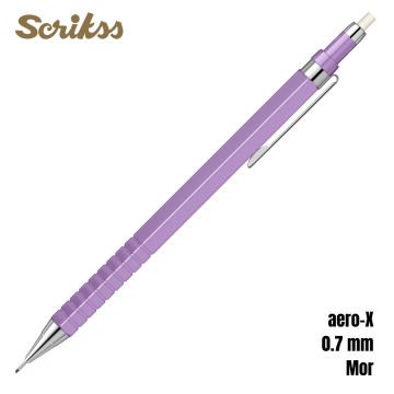 Scrikss Versatil Kalem Aero-X 0.7mm Mor