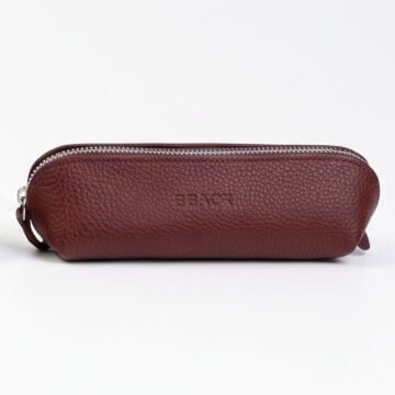Bback Kalem Kutu Üçgen Büyük Boy 5x5x20cm Bordo