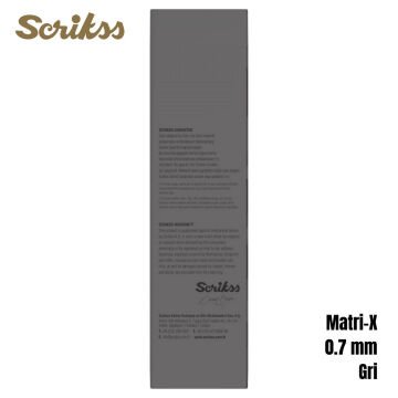 Scrikss Office Versatil Kalem Matri-X 0.7mm Gri