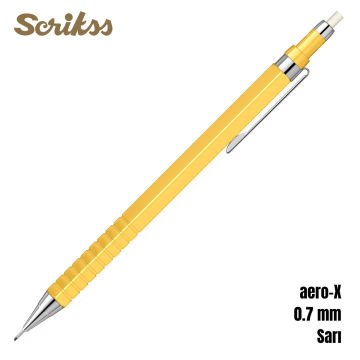 Scrikss Versatil Kalem Aero-X 0.7mm Sarı